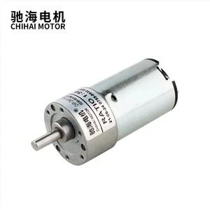 37mm Kabòn Bwòs vitès ki ba gwo koupl GGM DC Geared Motor