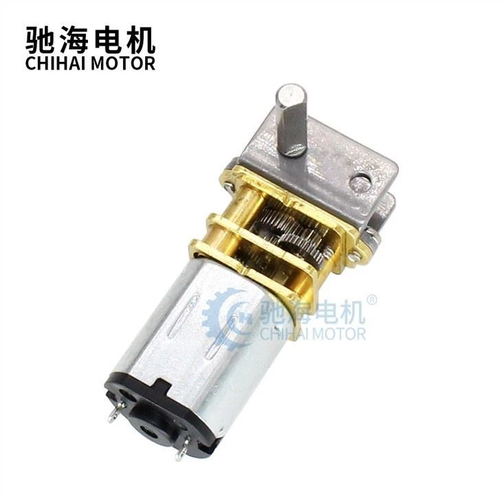Slow Speed Large Torque DC 12V 22rpm N20 Worm Gear Motor
